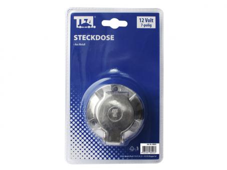 TFA Steckdose 7-polig aus Metall 