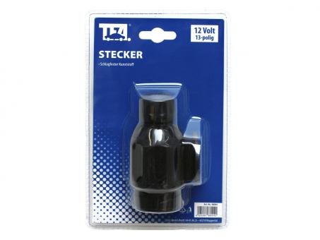 TFA Stecker 13-polig, drehbar, aus Kunststoff 