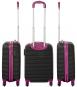 Die Koffermarke ABS-Kofferset 3-teilig Santorin fuchsia 