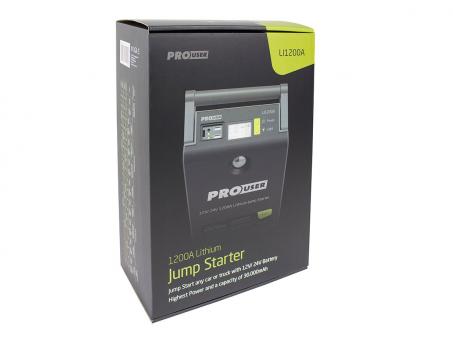 Prouser Lithium Power Pack Li1200A Starthilfe Booster 
