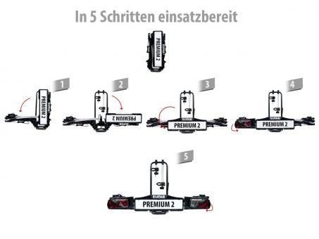 Eufab Fahrradträger Heckträger AHK Premium 2 