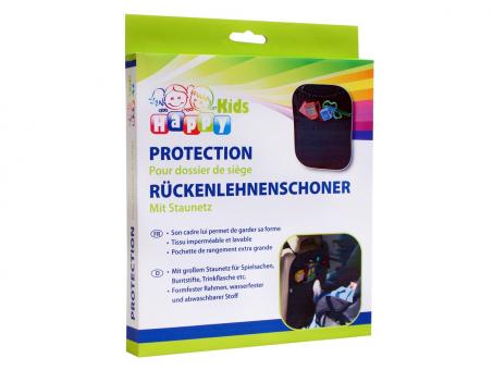 Happy Kids Rückenlehnenschoner mit Staunetz 