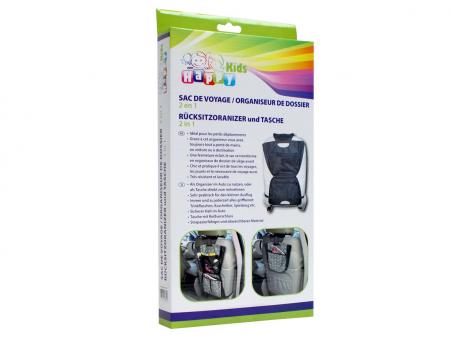 Happy Kids Rücksitzorganizer und Tasche, 2 in 1 