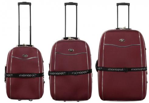 Die Koffermarke Nylon-Kofferset 3-teilig Bali rot 