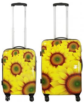 Die Koffermarke Polycarbonat-Kofferset 2-teilig Sunflower 