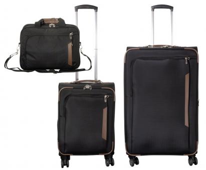 Die Koffermarke Nylon-Reiseset 3-teilig Maui schwarz 