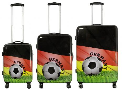 Die Koffermarke Polycarbonat Kofferset Fußball 3teilig 