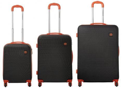 Die Koffermarke ABS-Kofferset 3-teilig Santorin orange 