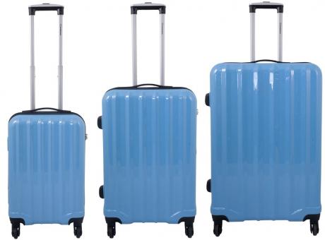 Die Koffermarke Polycarbonat-Kofferset 3-teilig Miami blau 