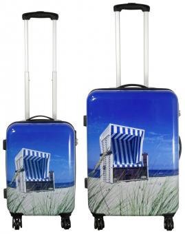 Die Koffermarke Polycarbonat Kofferset 2-teilig Strandkorb 