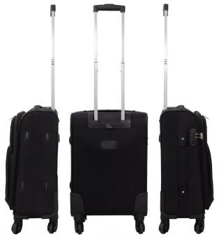Die Koffermarke Nylon-Kofferset 3-teilig Malaga schwarz 