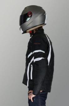 rider-tec motorradjacke urban noir blanc t größe xl 