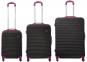 Die Koffermarke ABS-Kofferset 3-teilig Santorin fuchsia 