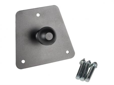 Wandhalterung lang für  träger, Tiefe ca. 6,5 cm 