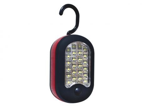Eufab Taschenlampe mit 24 SMD und 3 LED 