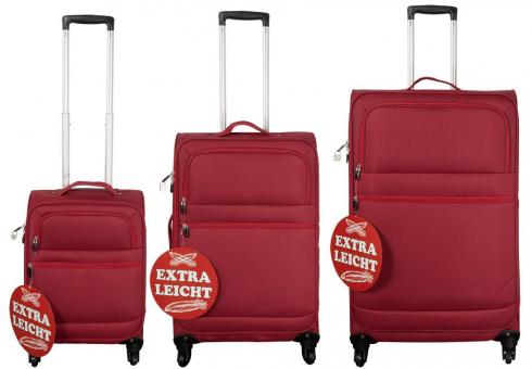 Die Koffermarke Nylon-Kofferset 3-teilig Sizilien rot 