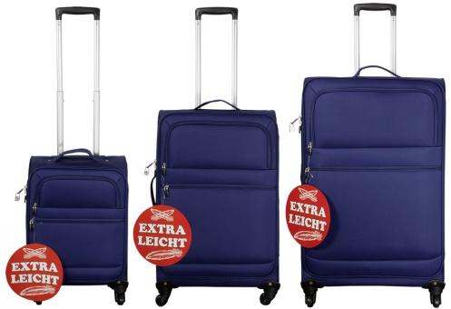 Die Koffermarke Nylon-Kofferset 3-teilig Sizilien blau 