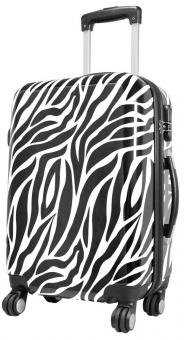 Die Koffermarke Polycarbonat-Kofferset 3-teilig Zebra weiß 