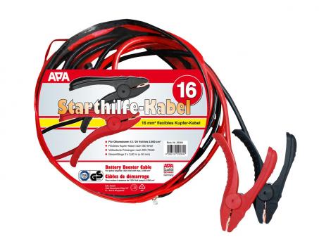 APA Starthilfekabel Kupfer, 16 Mm² 