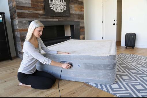Bestway Luftbett Foamtop Comfort Queen-Size 203x152x46 