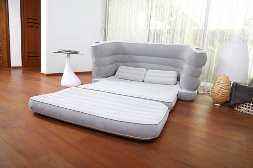 Bestway luftsofa multi max ii , 200x160x64 cm, 2 kissen 