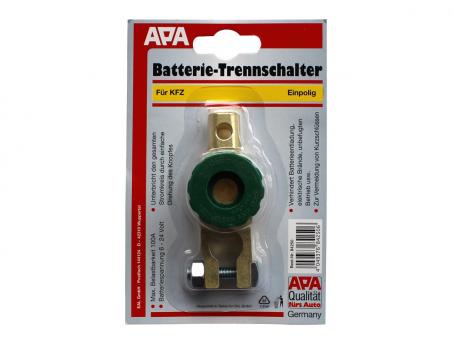 Apa Batterie-Trennschalter Batterieschutz 