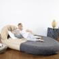 Bestway luftbett royal round 215x152x60 cm oval 