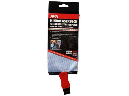 APA Mikrofasertuch mit Kunststoffschaber 