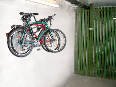 Eufab Fahrrad-Wandhalter bis zu 3 Fahrräder 
