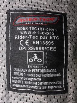 Motorradjacke Street, Beste cuir Noir T Größe M 