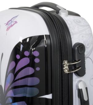 Die Koffermarke Polycarbonat-Kofferset 3-teilig Butterfly 