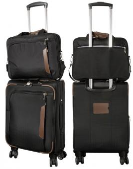 Die Koffermarke Nylon-Reiseset 3-teilig Maui schwarz 