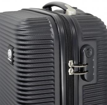 Die Koffermarke ABS Kofferset Santorin 3teilig schwarz 