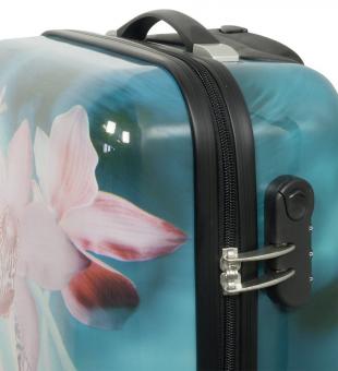 Die Koffermarke Polycarbonat-Kofferset 3-teilig Orchidee 
