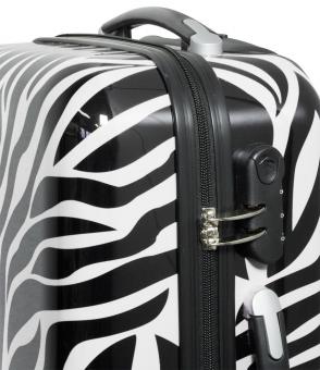 Die Koffermarke Polycarbonat-Kofferset 3-teilig Zebra weiß 
