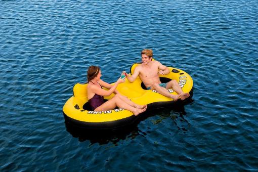 Bestway schwimmringsessel rapid rider x2, 251x132 cm 