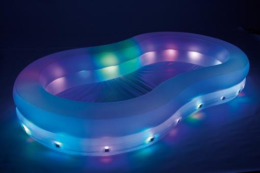 Bestway planschbecken color wave, 280x157x46 cm 