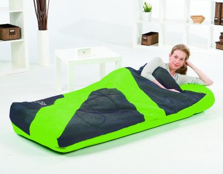 Bestway Luftbett Aslepa XL Single-Size mit Schlafsack 