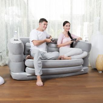 Bestway luftsofa multi max ii , 200x160x64 cm, 2 kissen 