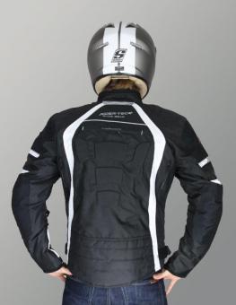rider-tec motorradjacke urban noir blanc t größe xl 