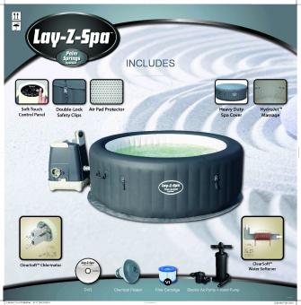 Bestway Whirlpool LAY-Z-SPA Palm Springs HydroJet 196x71 