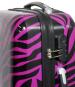 Die Koffermarke Polycarbonat-Kofferset 3-teilig Zebra pink 