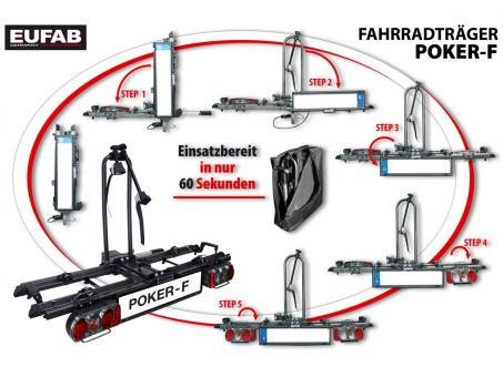 Eufab Fahrradträger POKER-F ehemals Eufab RAVEN 