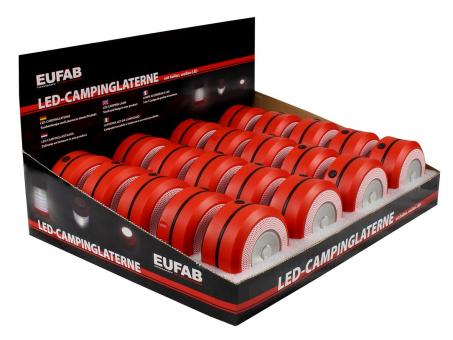 Eufab LED Campinglaterne rot 