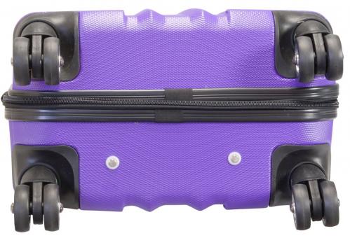 Die Koffermarke ABS-Kofferset 3-teilig Colombo violett 