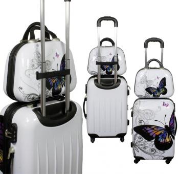 Die Koffermarke Beautycase Butterfly 