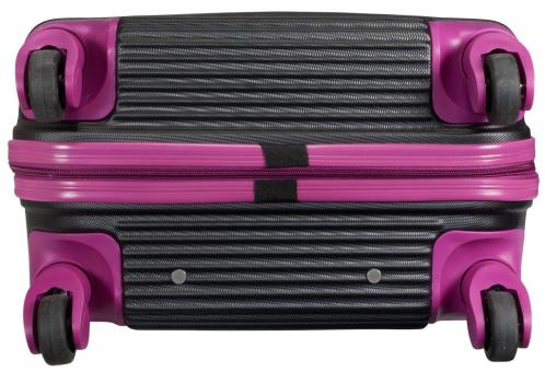 Die Koffermarke ABS-Kofferset 3-teilig Santorin fuchsia 