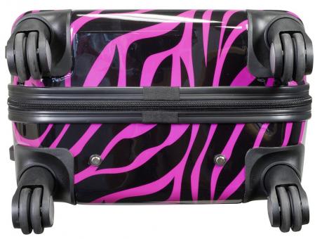 Die Koffermarke Polycarbonat-Kofferset 3-teilig Zebra pink 