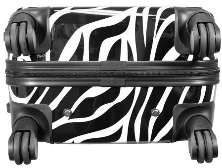 Die Koffermarke Polycarbonat-Kofferset 3-teilig Zebra weiß 