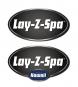 Bestway whirlpool lay-z-spa hawaii, blau, 180x180x71 cm 